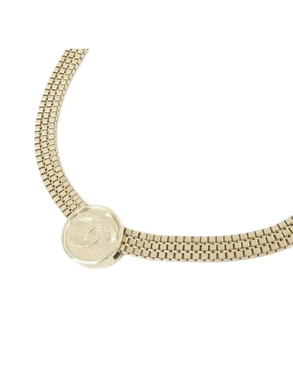 Chanel Choker Necklace Gold